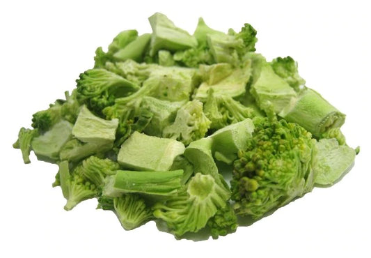 Freeze dried broccoli