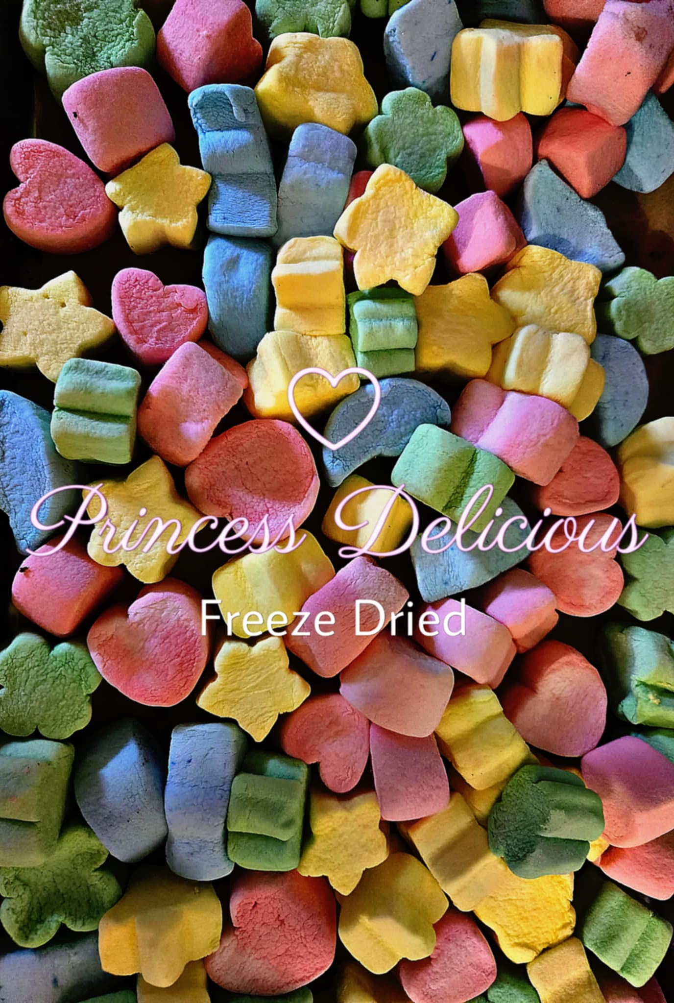 Taste the rainbow marshmallows freeze dry